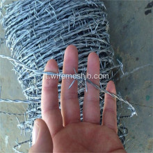 12 * 12 Double Twist Barbed Wire per recinzione